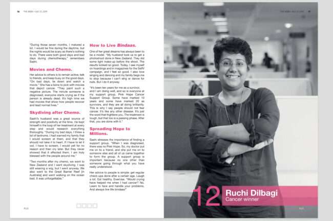 cancer survivor hcg hospital